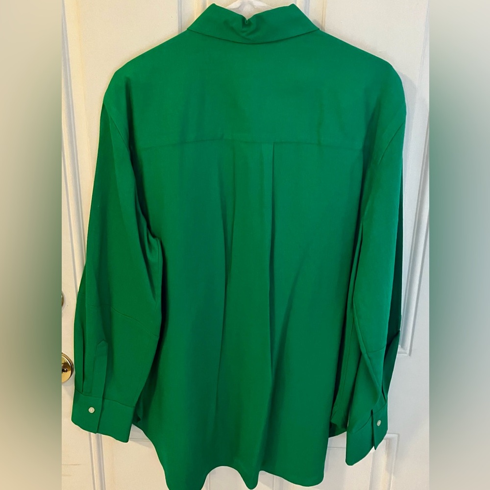 SOLD-Free Assembly Jelly Bean Green Button-Up Shirt - Large - (Retired Style) - Picture 3 of 8